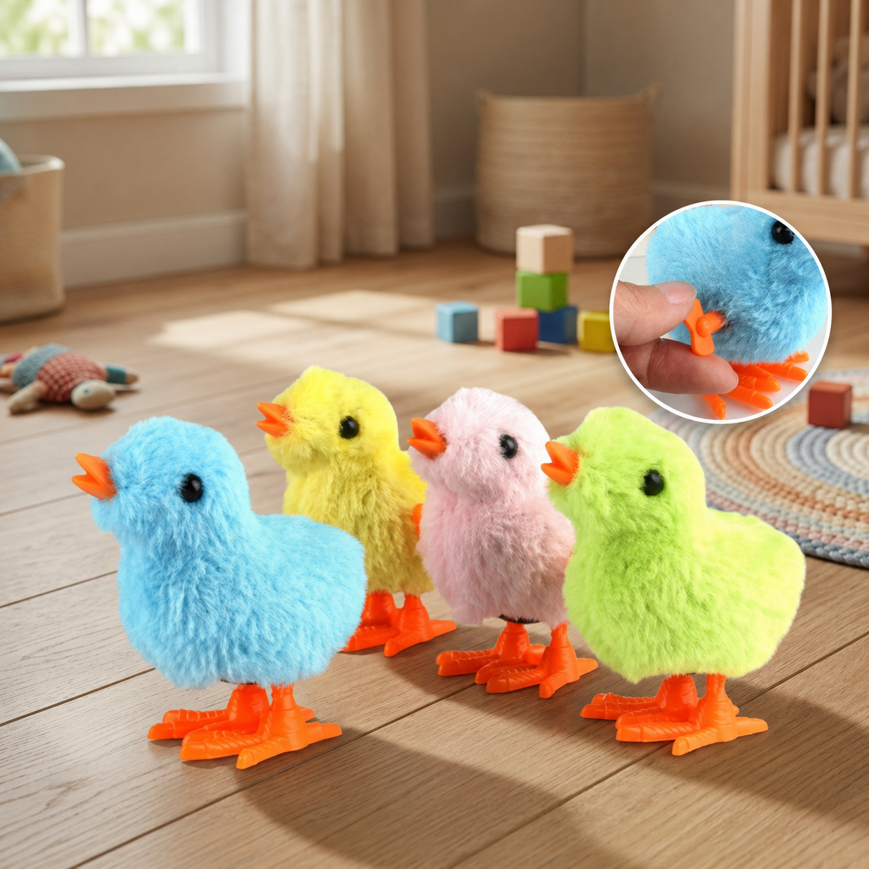 Jumping Chicken Toy.